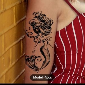 SALE BUNDLE TATTOOS FOR BOGO Mermaid  Temporary arm tattoo